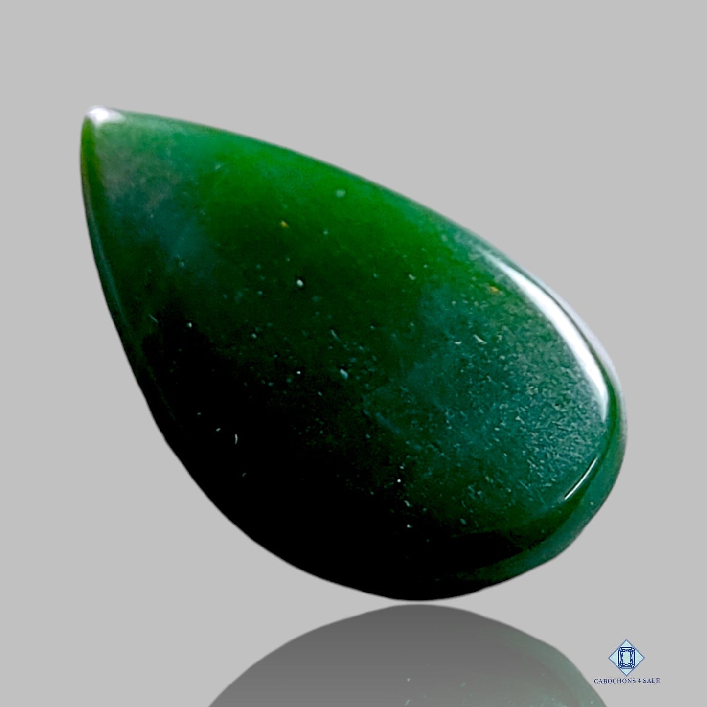 Nephrite Jade Pear Cabochons