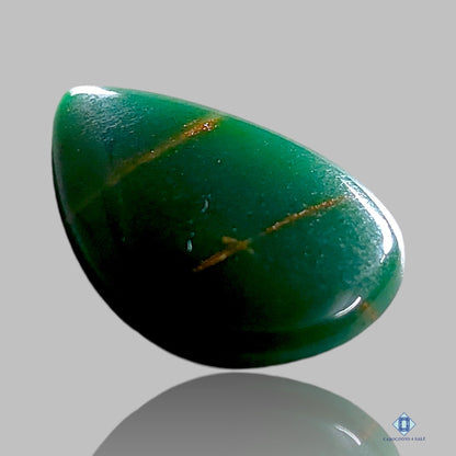 Nephrite Jade Pear Cabochons