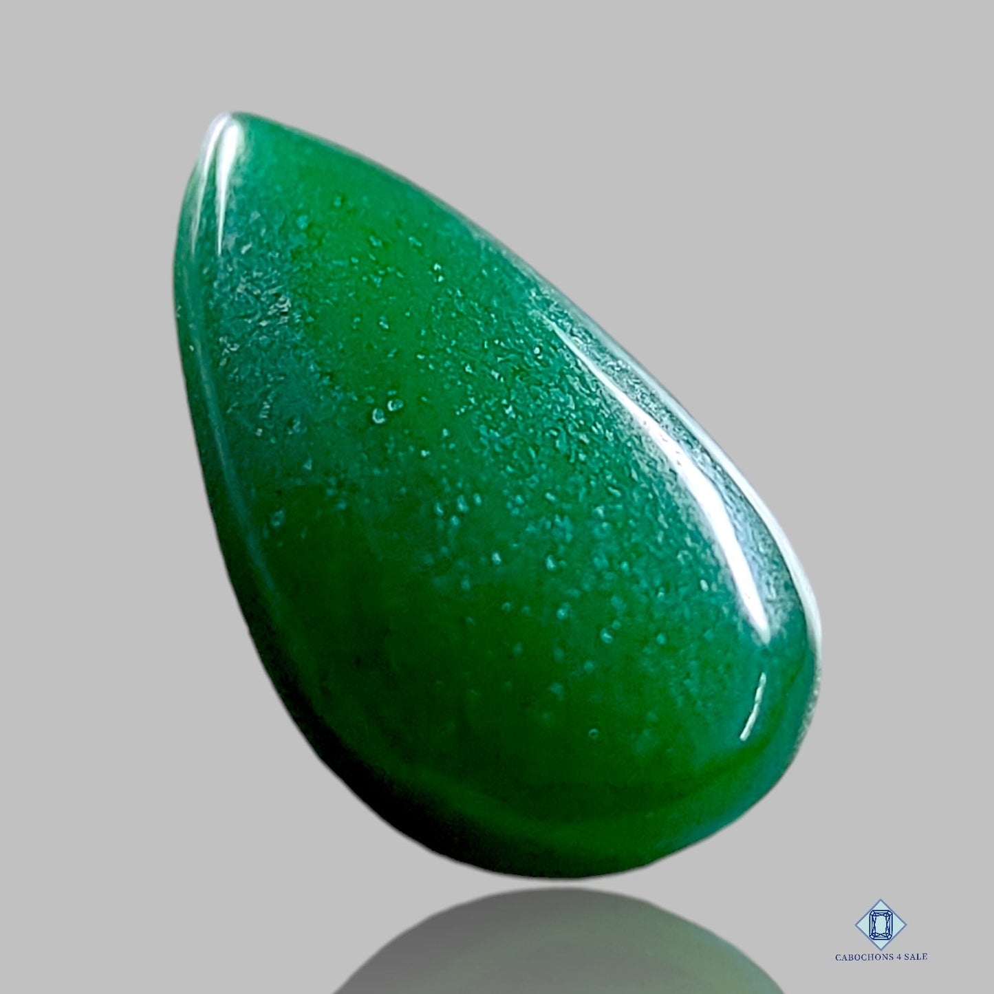 Nephrite Jade Pear Cabochons