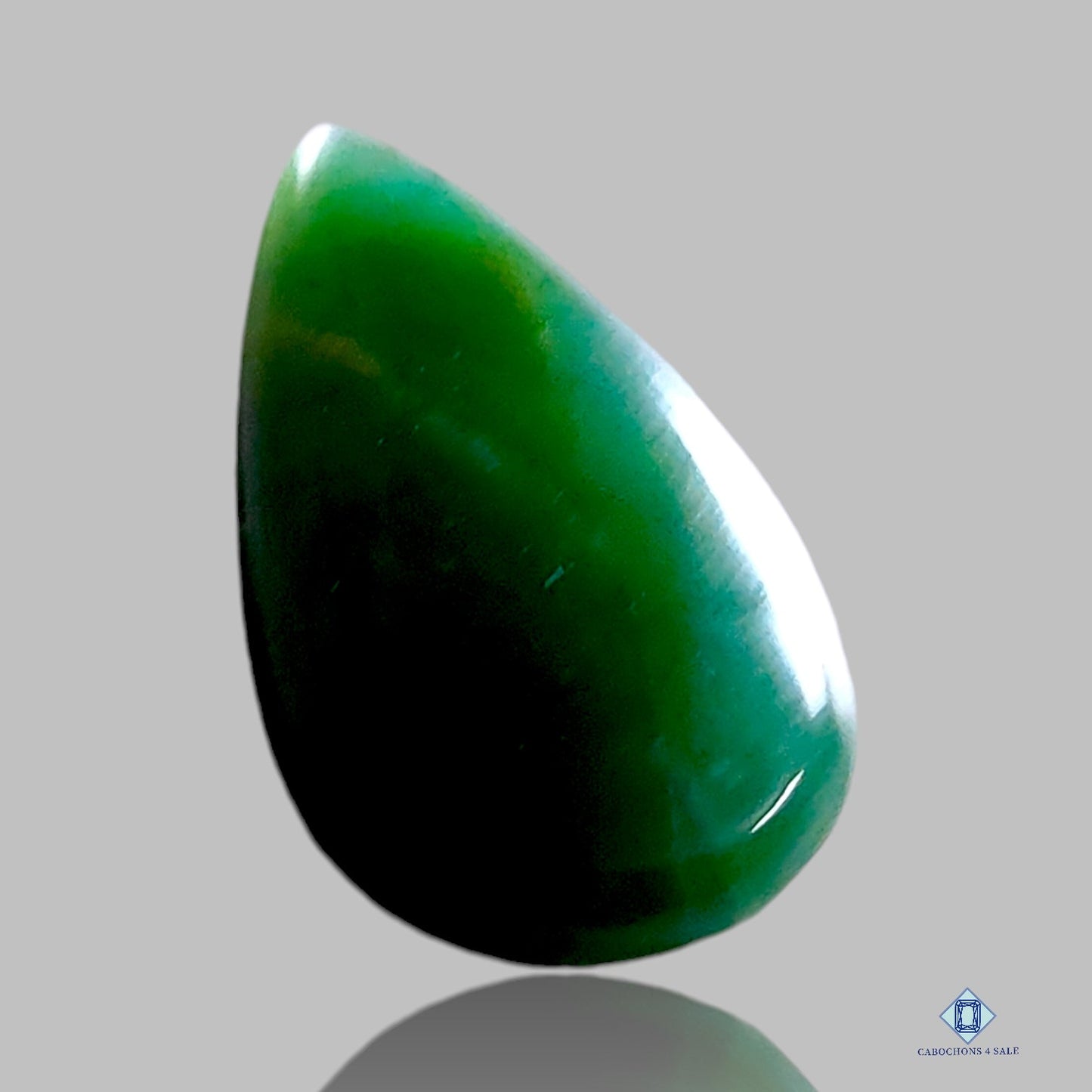 Nephrite Jade Pear Cabochons