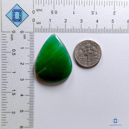 Nephrite Jade Pear Cabochons