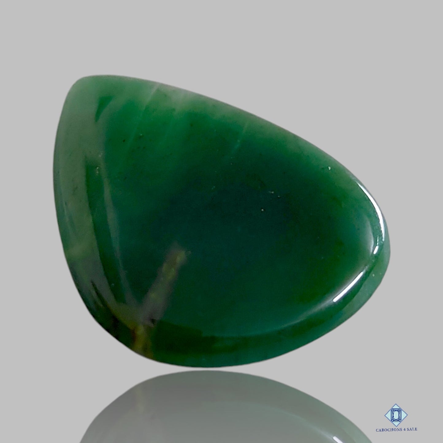 Nephrite Jade Pear Cabochons