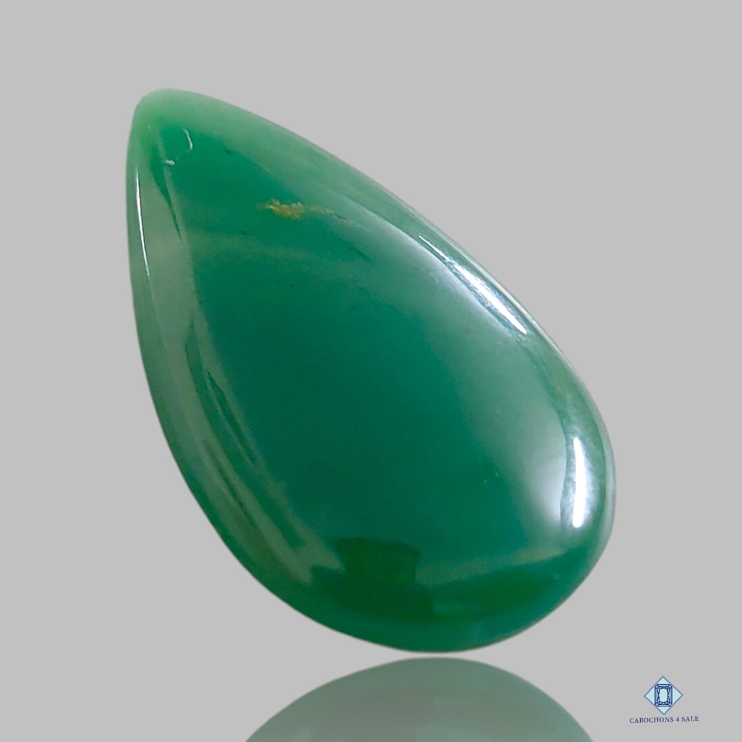 Nephrite Jade Pear Cabochons