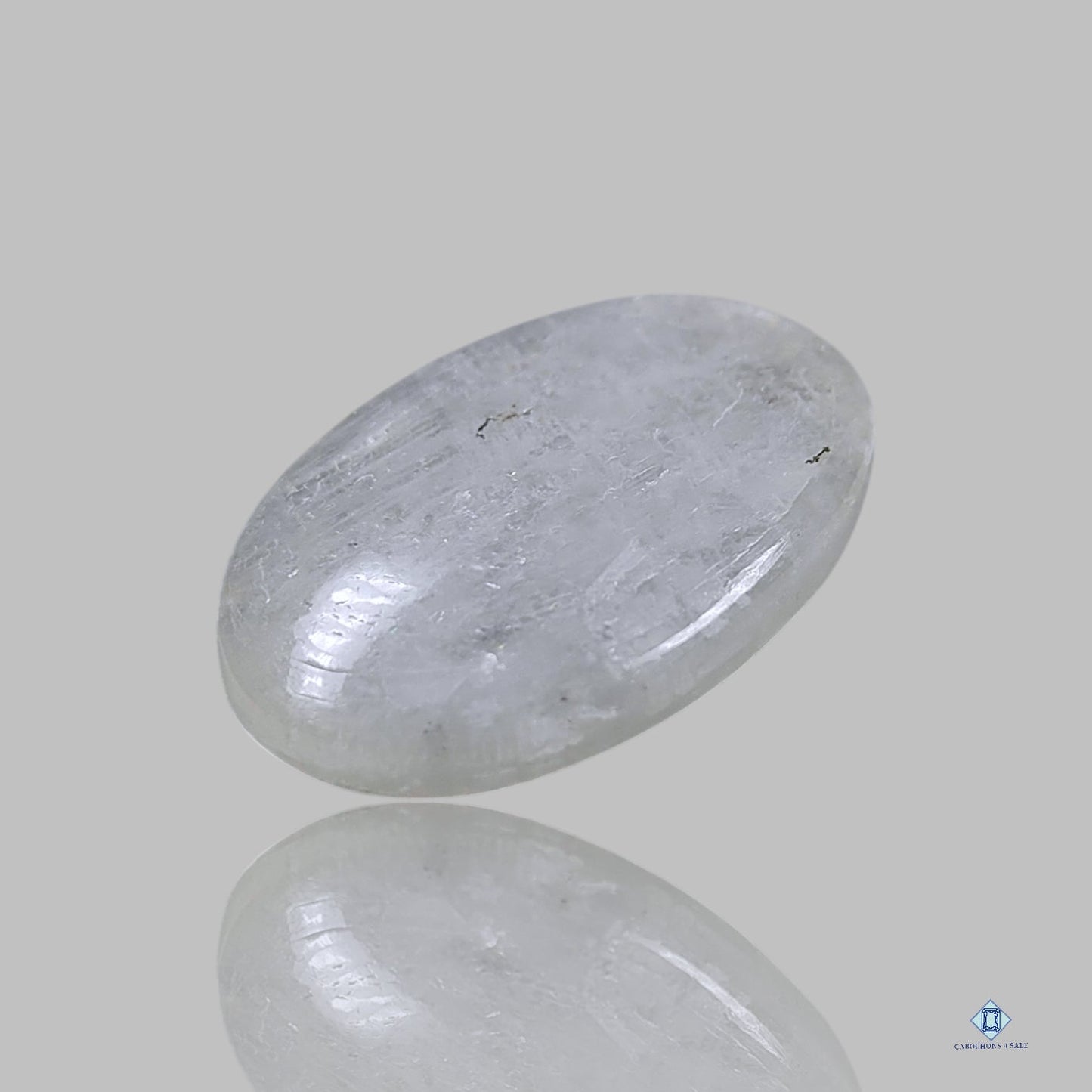 Silver Fire Moonstone Oval Cabochons