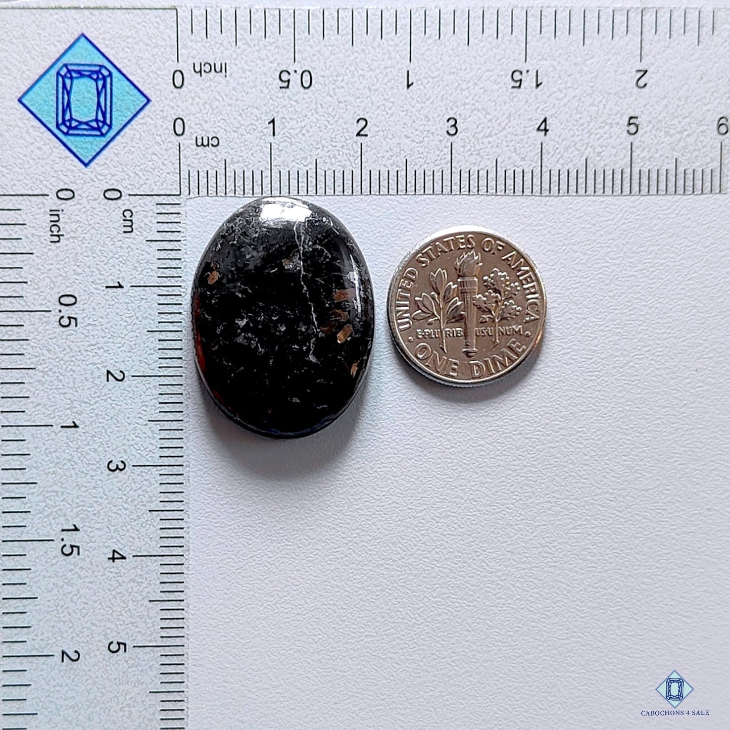 Nuummite Oval Cabochons