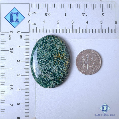 Natural Ocean Jasper Gemstone  Oval Cabochons 37*28*5mm from Madagascar  available for sale