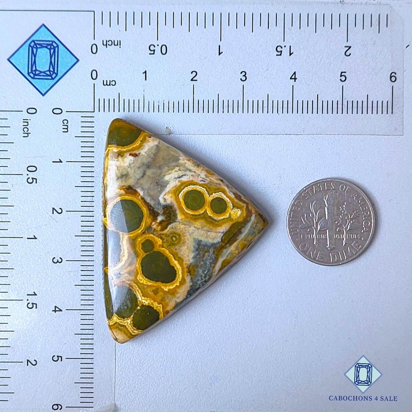 Natural Ocean Jasper Gemstone  Fancy Cabochons 39*38*6mm from Madagascar  available for sale