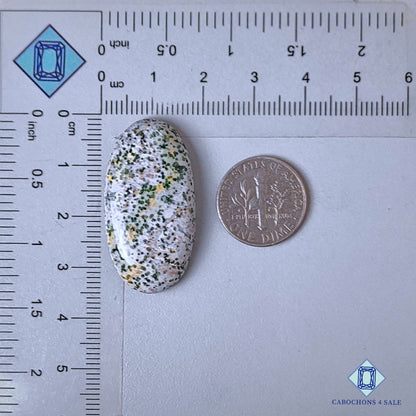 Natural Ocean Jasper Gemstone  Oval Cabochons 34*18*6mm from Madagascar  available for sale