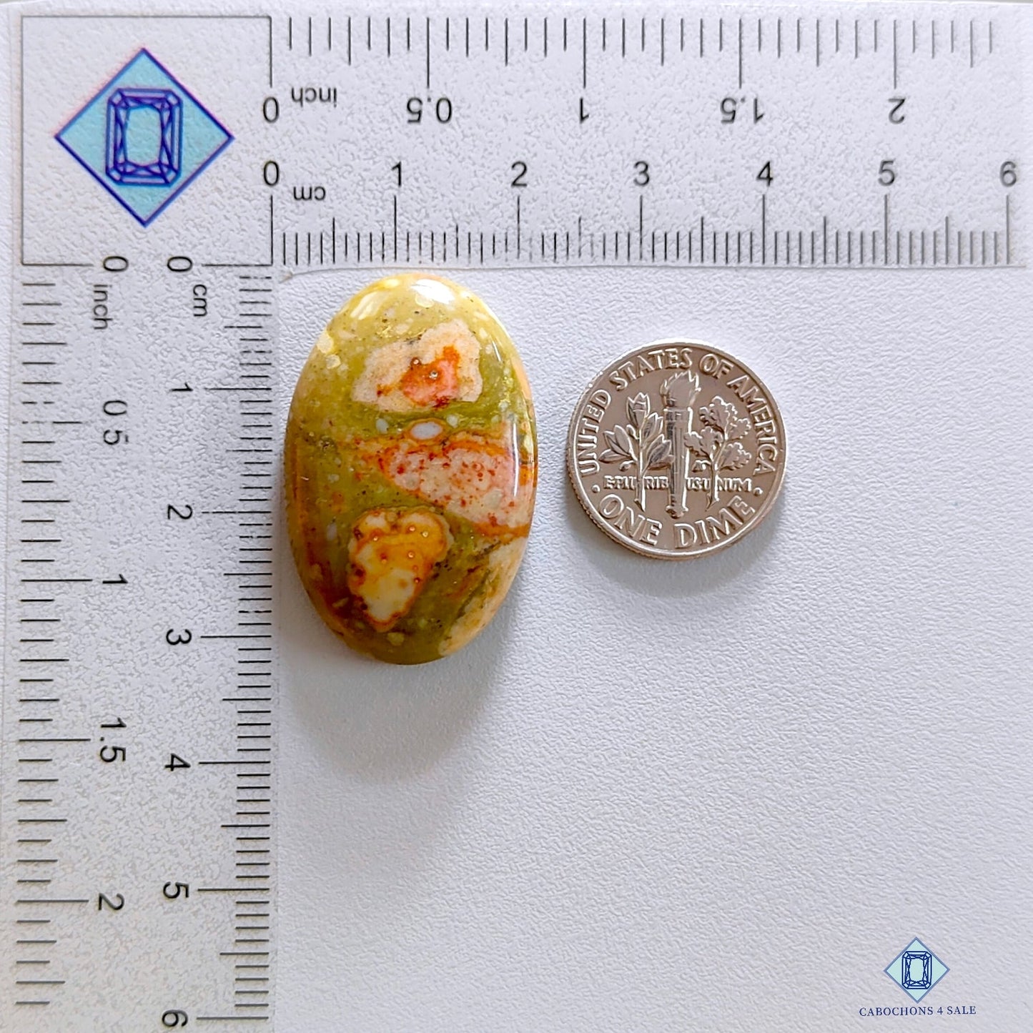 Ocean Jasper Oval Cabochons