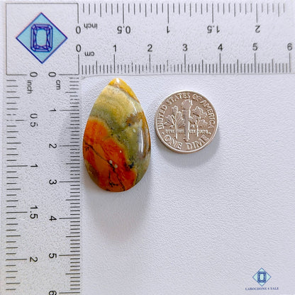 Ocean Jasper Pear Cabochons