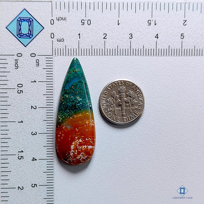 Ocean Jasper Pear Cabochons