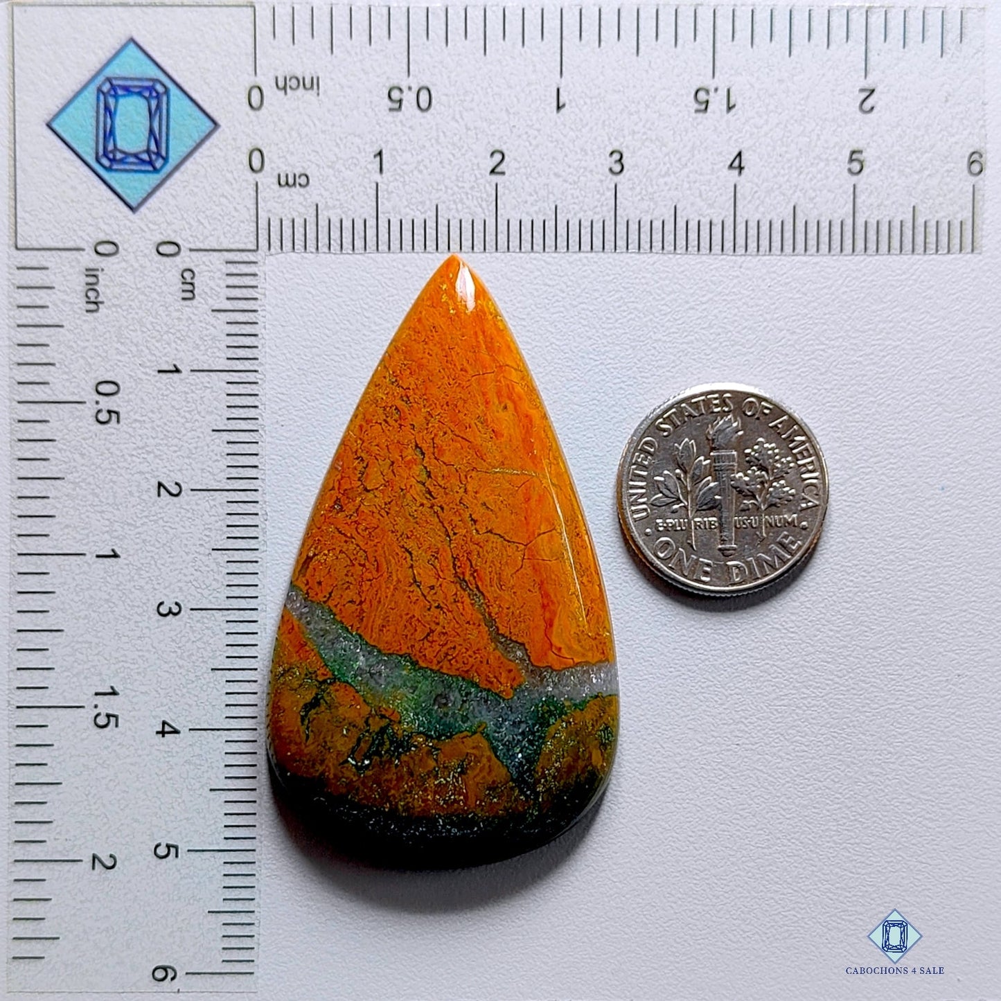 Red Jasper Pear Cabochons