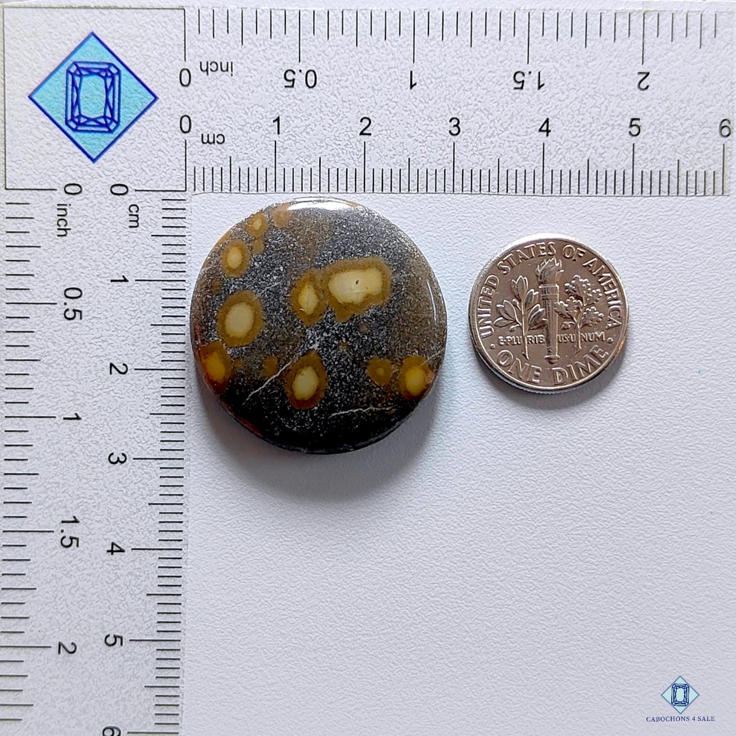 Ocean Jasper Round Cabochons