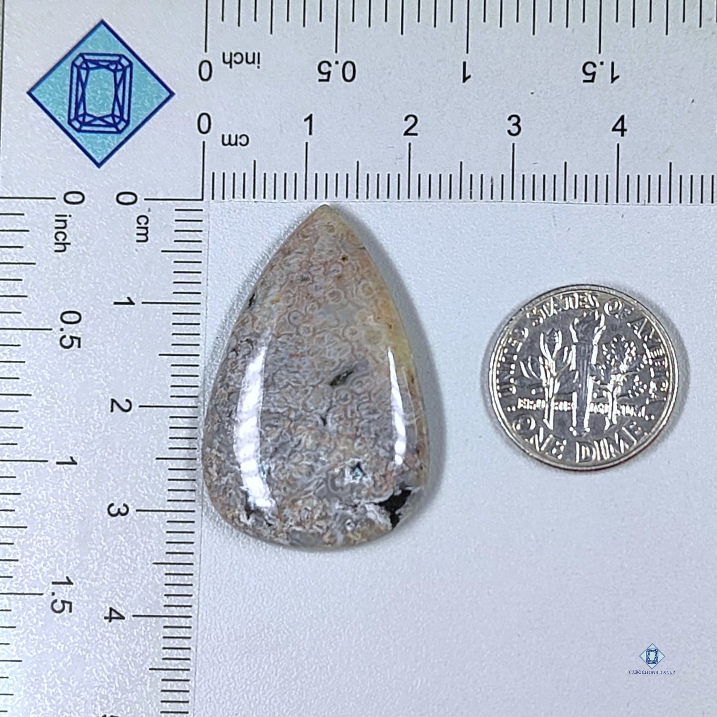 Ocean Jasper Pear Cabochons