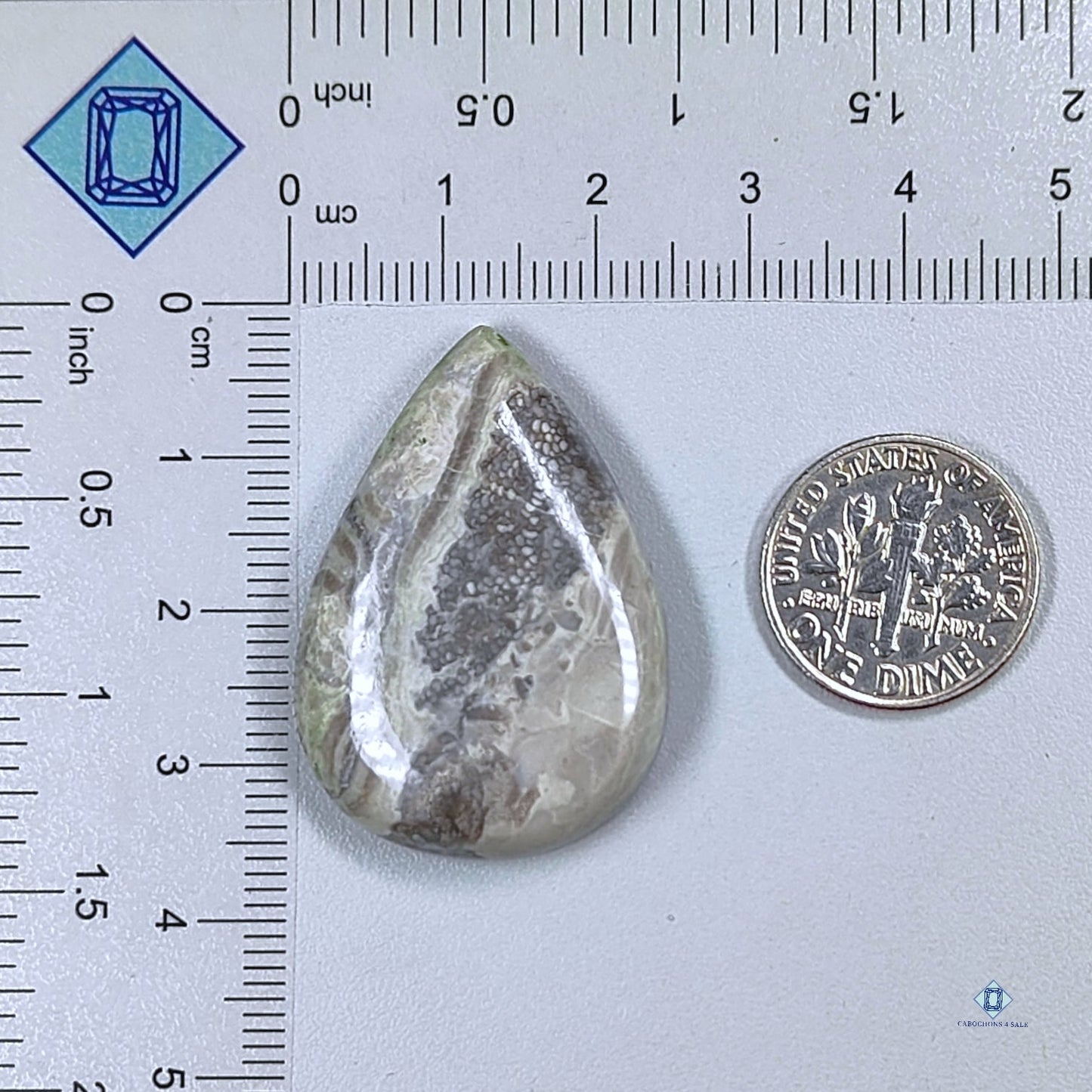 Ocean Jasper Pear Cabochons