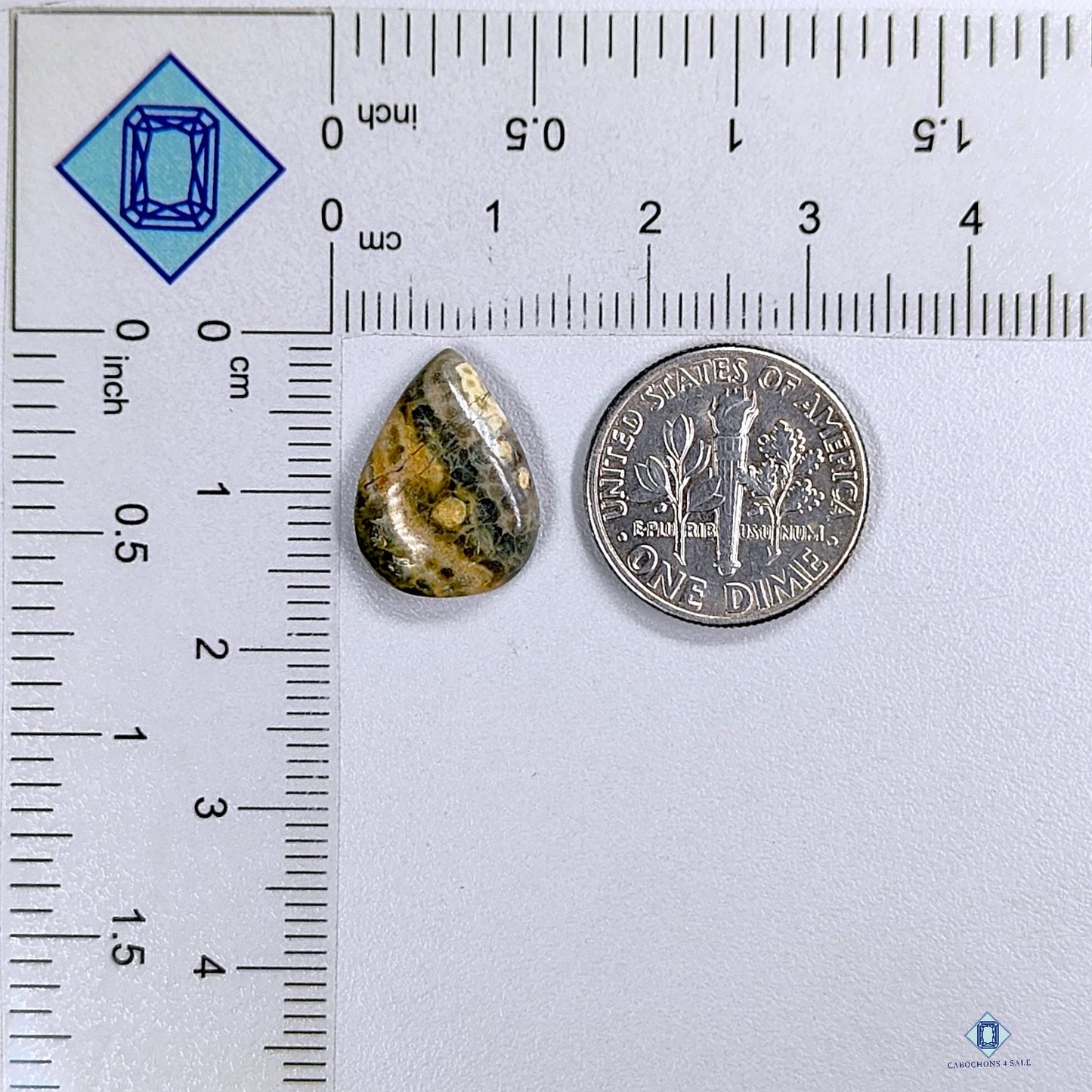 Ocean Jasper Pear Cabochons