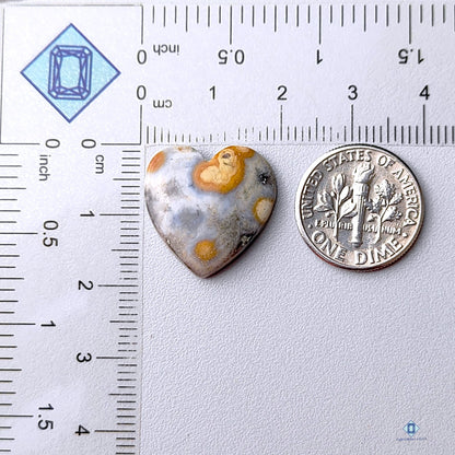 Ocean Jasper Heart Carvings