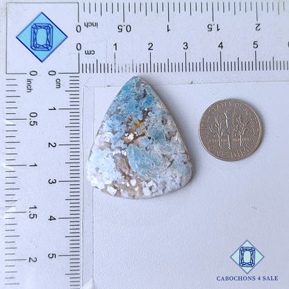 Opal with Chalcedony Pear Cabochons