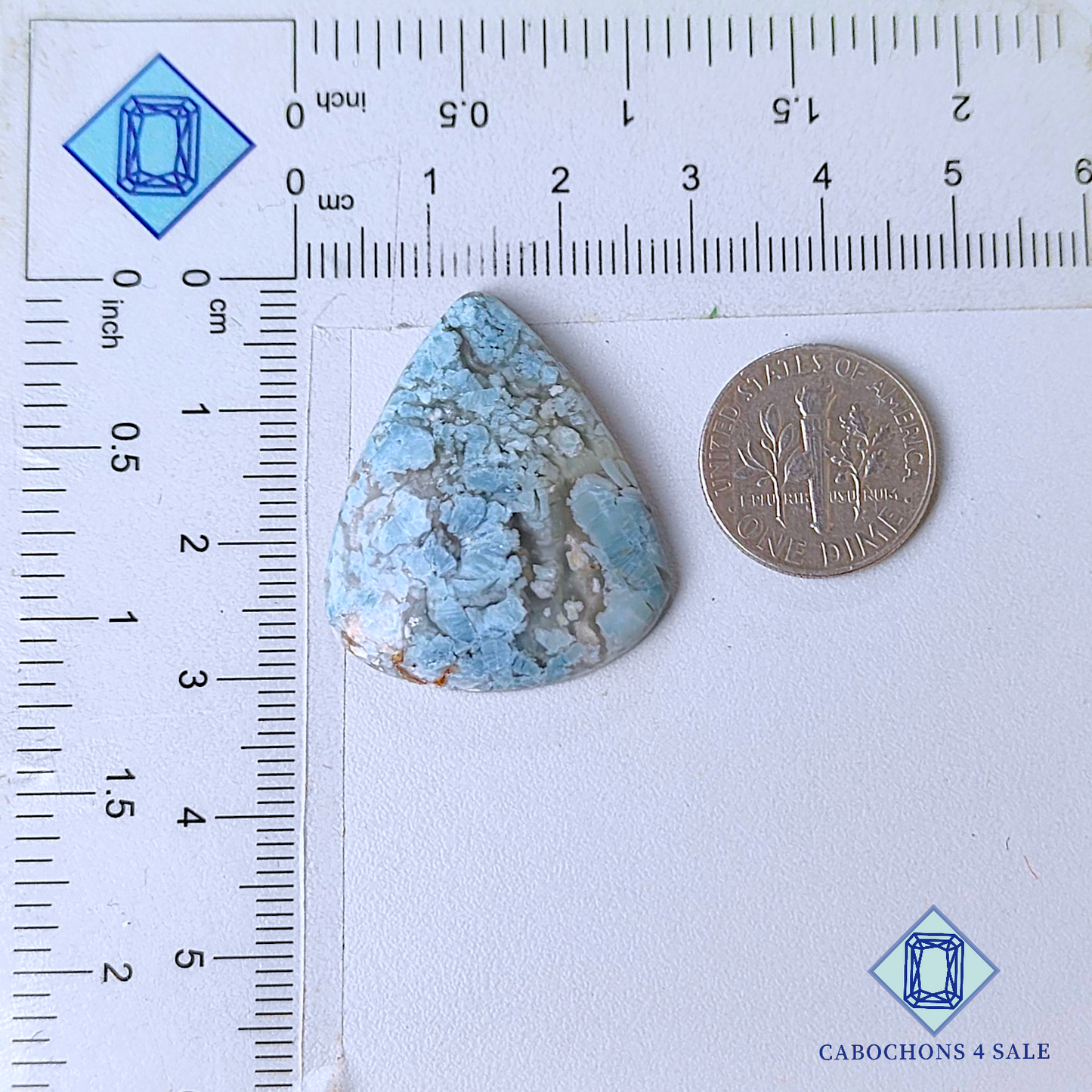 Opal with Chalcedony Pear Cabochons