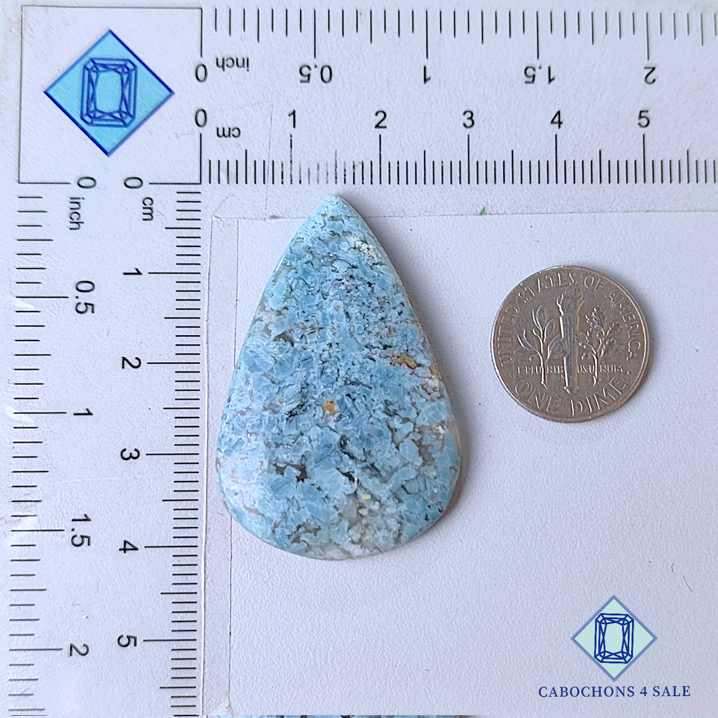 Opal with Chalcedony Pear Cabochons