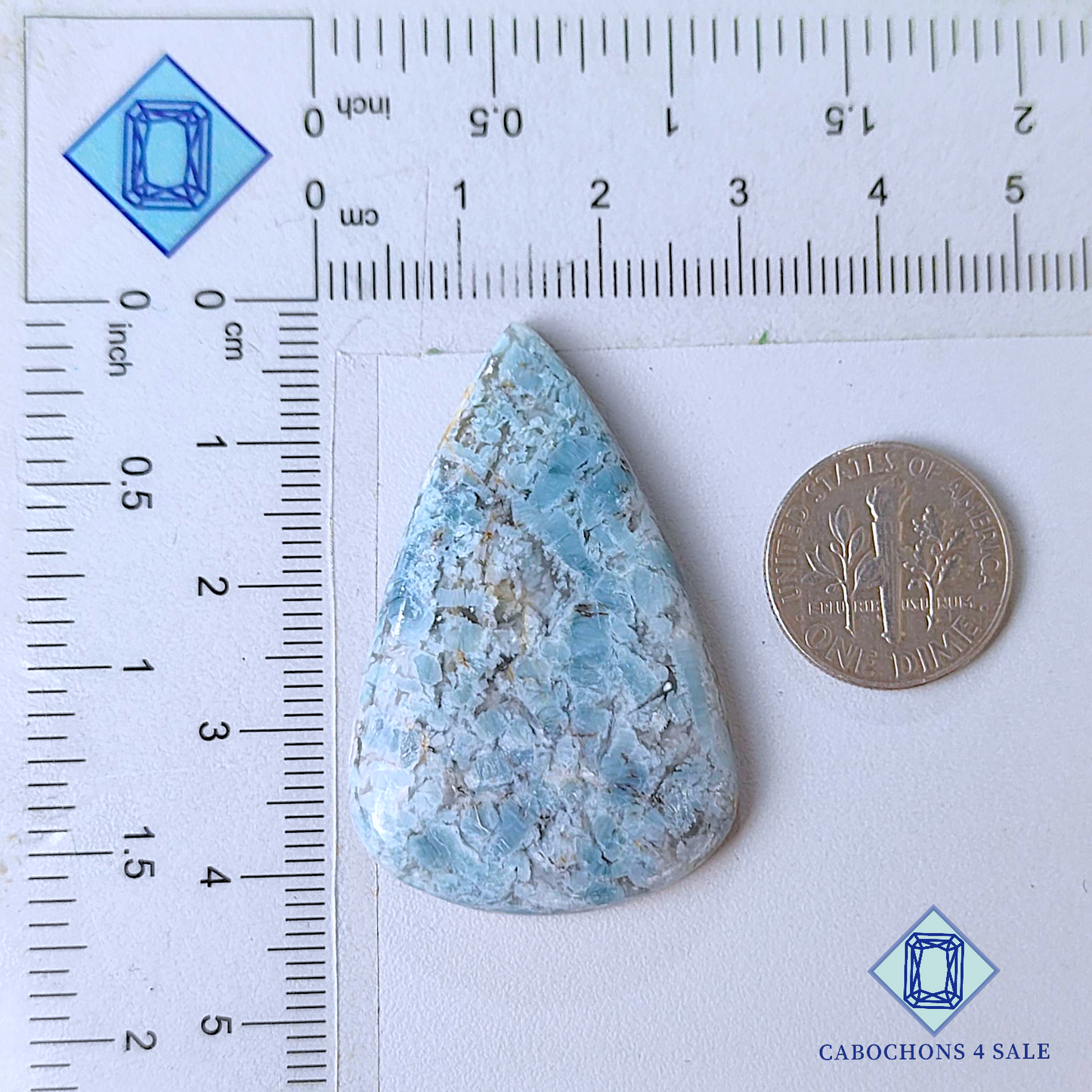 Opal with Chalcedony Pear Cabochons