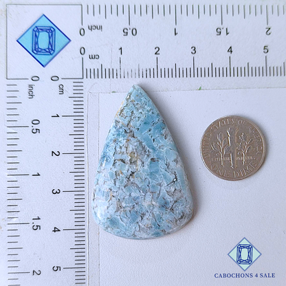 Opal with Chalcedony Pear Cabochons