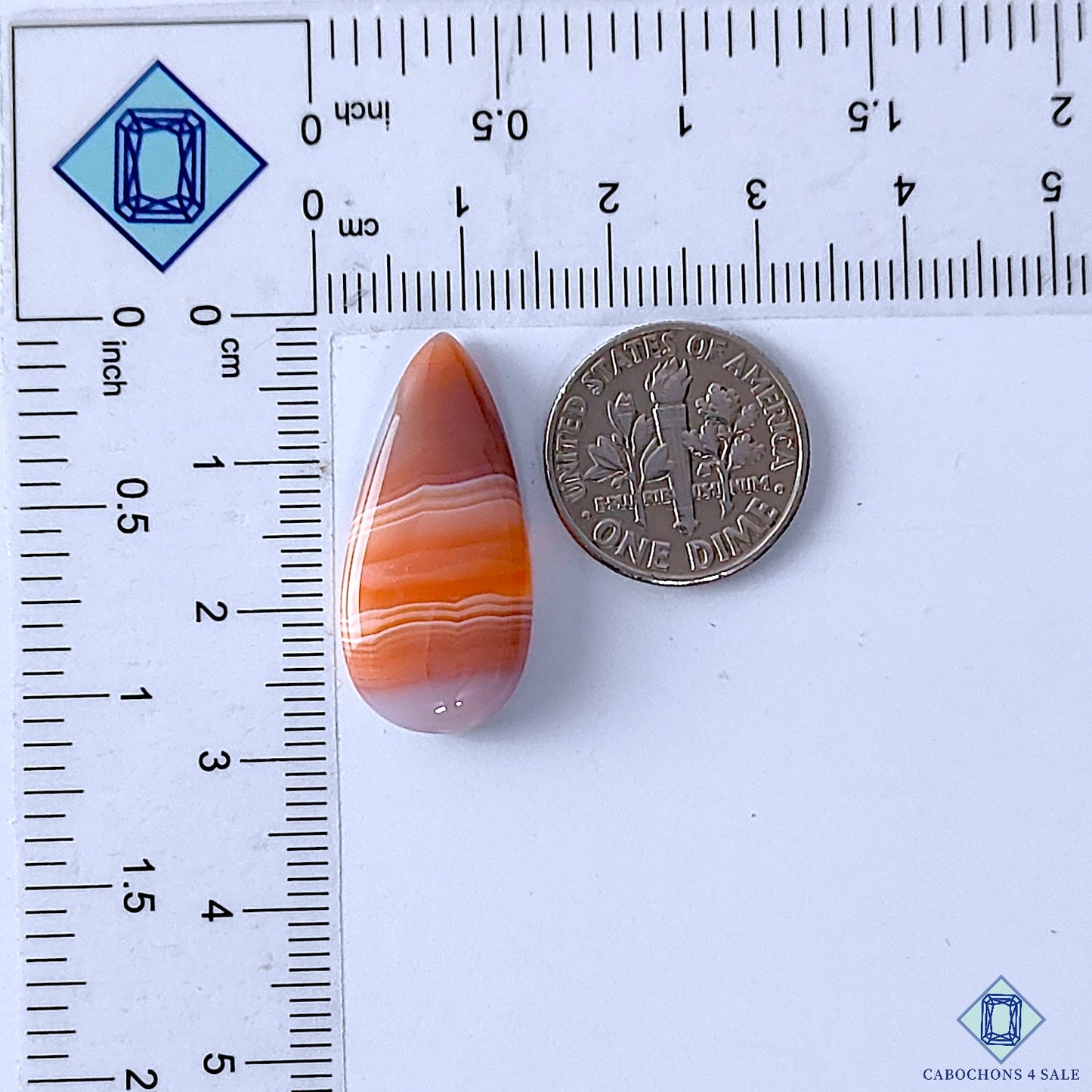 Orange Banded Agate