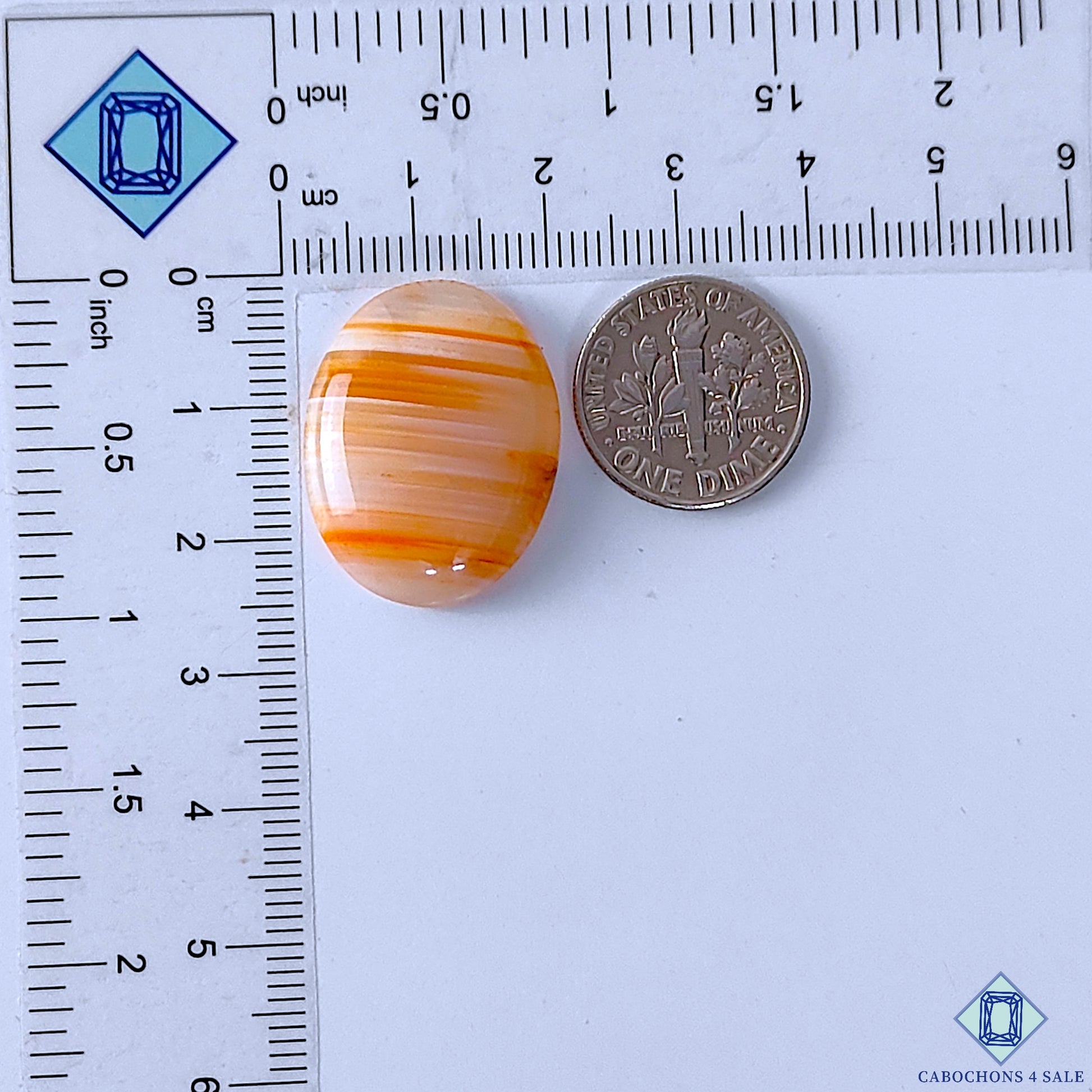 Orange Banded Agate