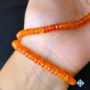 Orange Kyanite Round Beads