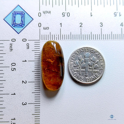 Orange Opal Oval Cabochons