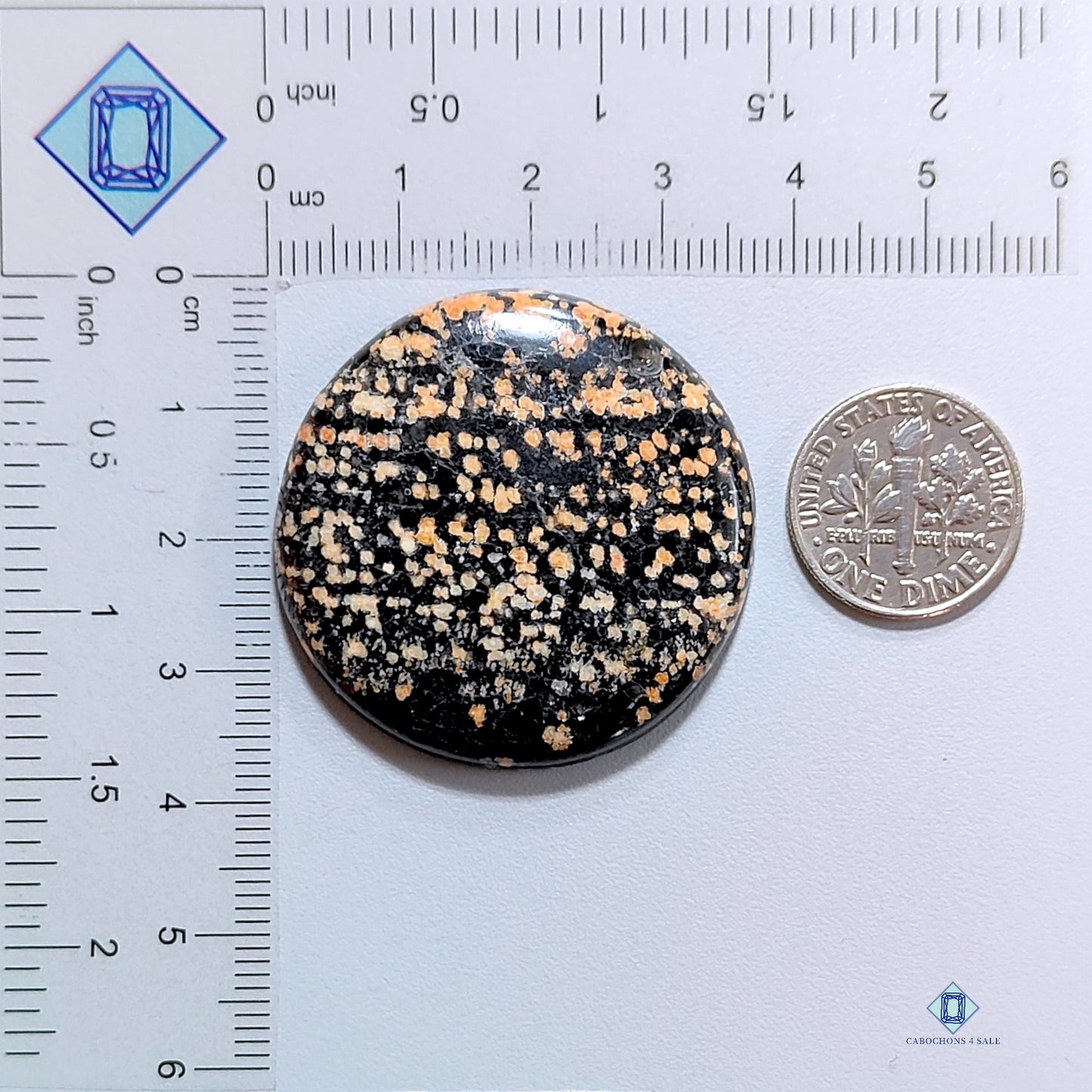 Orbicular Jasper-Round-Cabochons