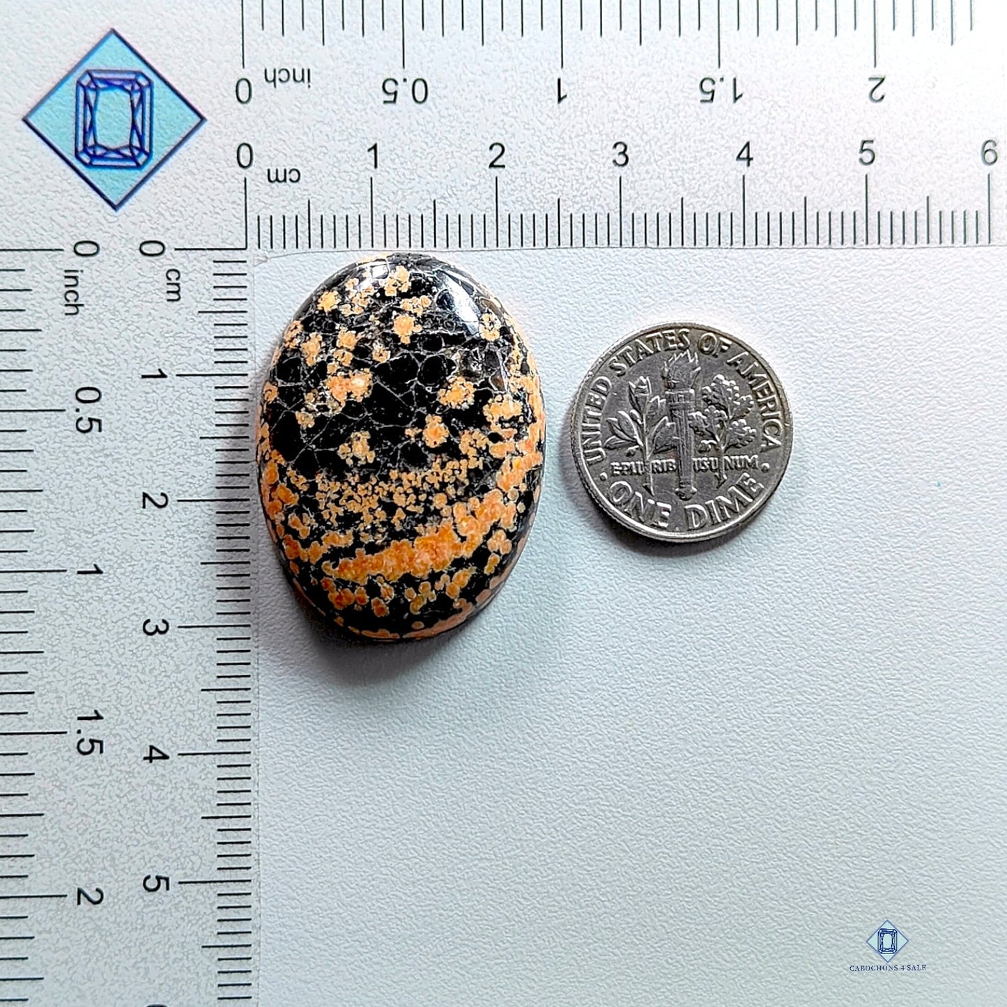 Orbicular Jasper-Oval-Cabochons