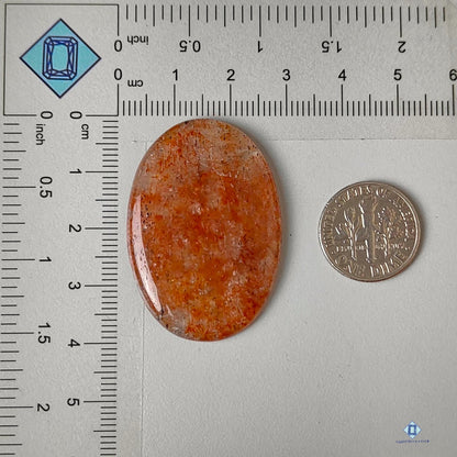 Cabujones ovalados de piedra solar de Oregón natural de 39 x 27 x 4 mm, disponibles para la venta en EE. UU.