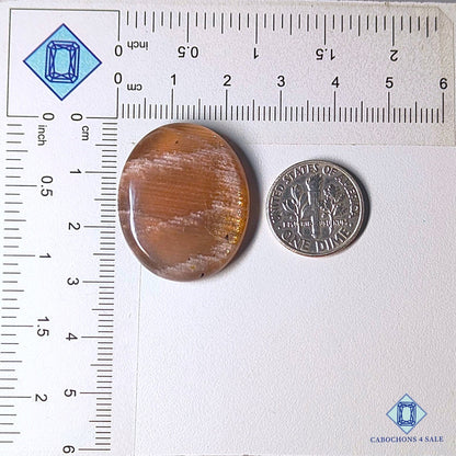 Natural Oregon Sunstone Gemstone Oval Cabochons 29*24*6mm from USA available for sale
