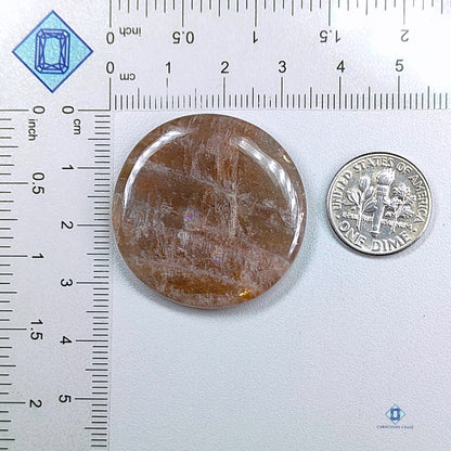 Oregon Sunstone Round Cabochons