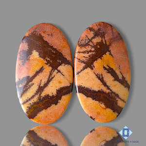 Outback Jasper Oval Pairs 25*14*5mm