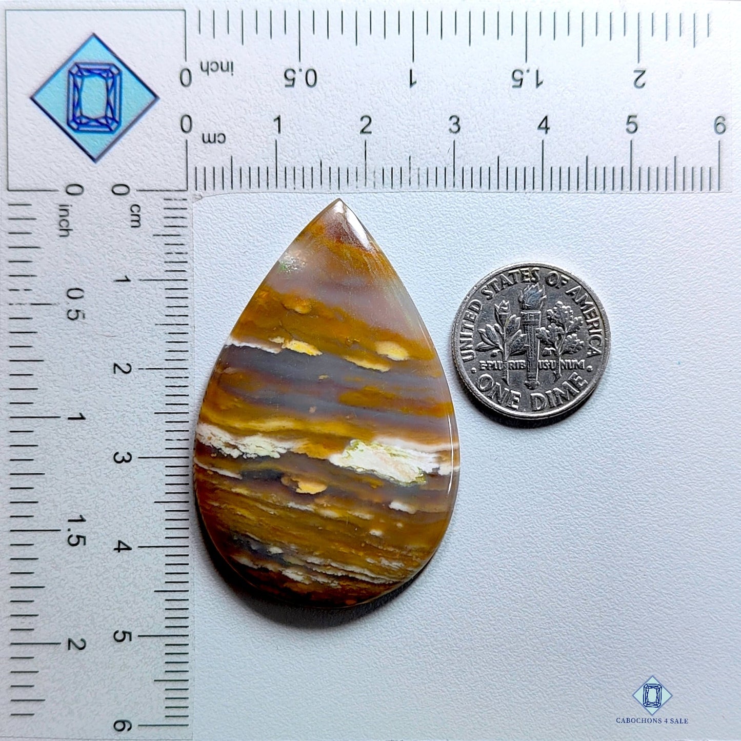 Owyhee Jasper Pear Cabochons