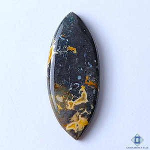 Palm Root Agate Marquise Cabochons 48x20x5mm