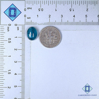 Natural Paraiba Kyanite Gemstone  Oval Cabochons 11*8*5mm from Brazil available for sale