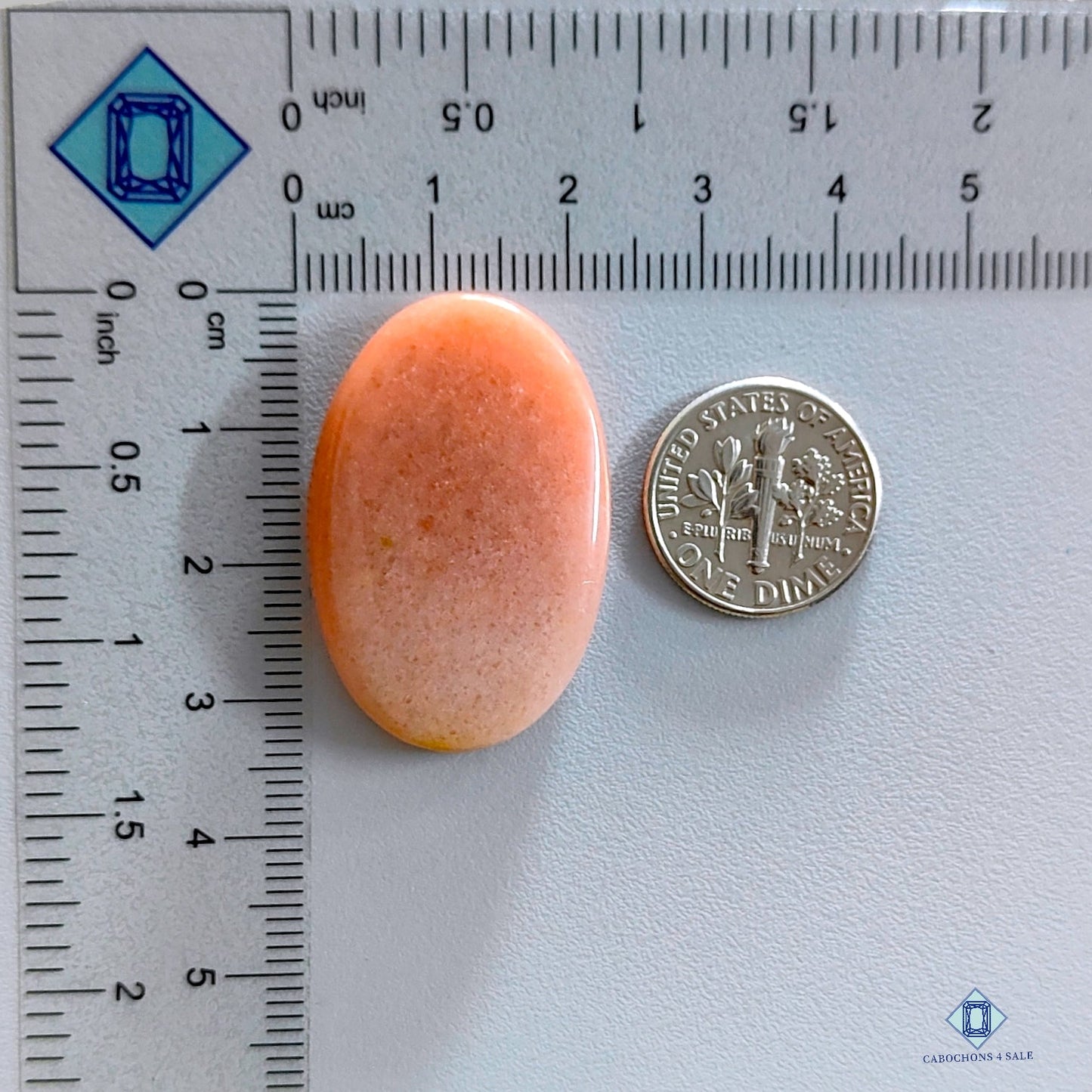 Peach Aventurine Oval Cabochons