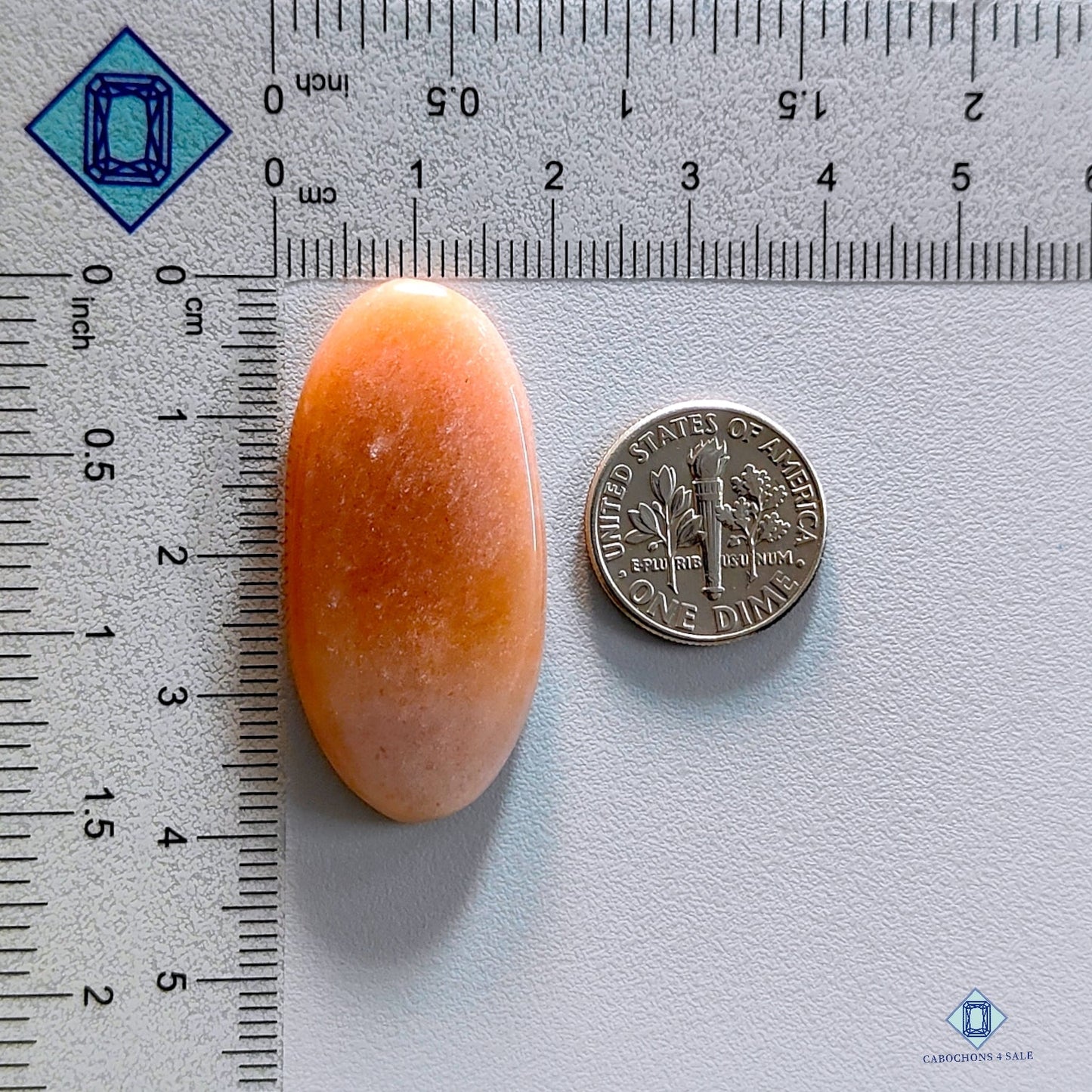 Peach Aventurine Oval Cabochons