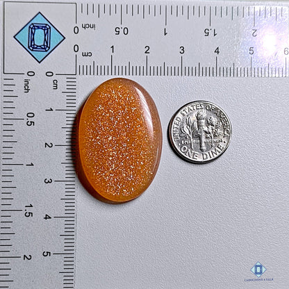 Peach Moonstone Oval Cabochons