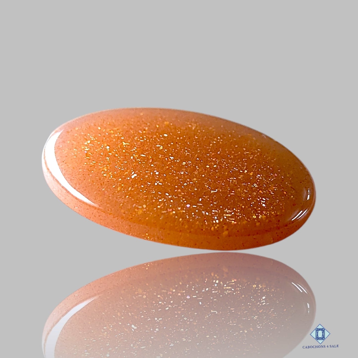 Peach Moonstone Oval Cabochons