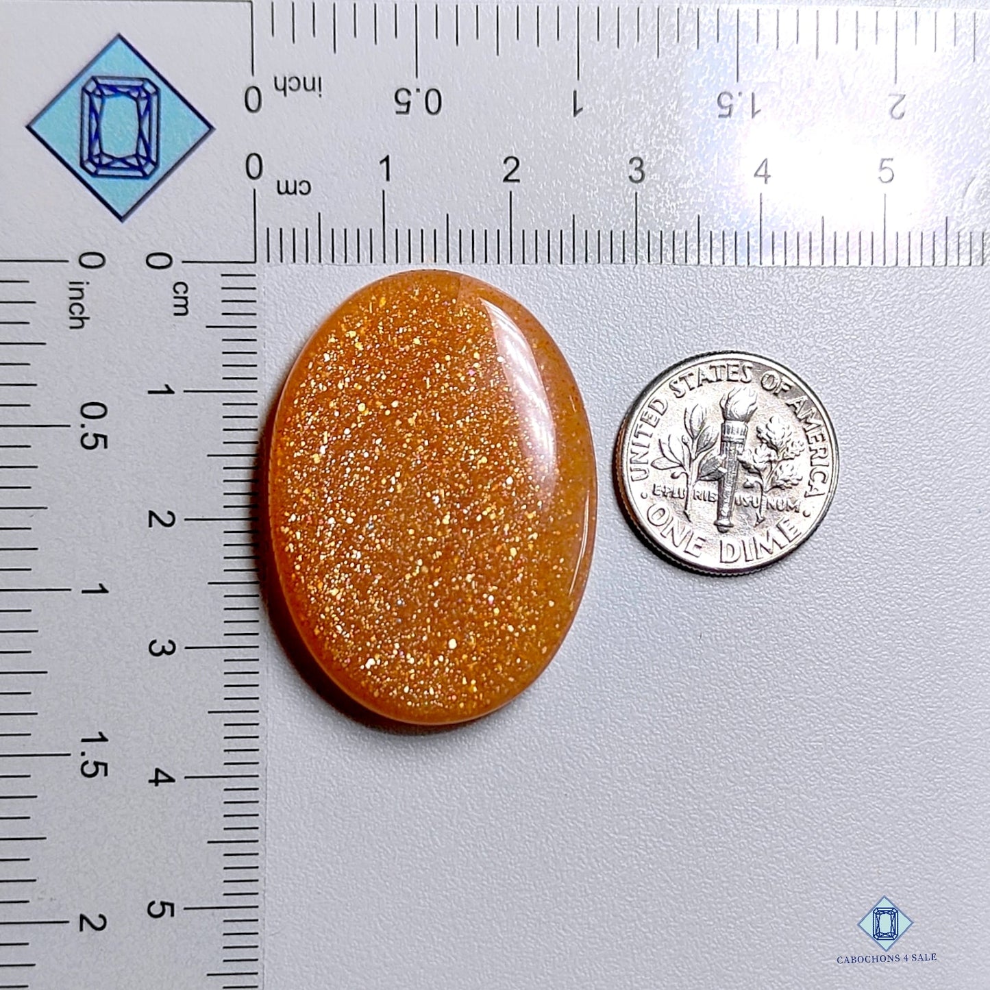 Peach Moonstone Oval Cabochons