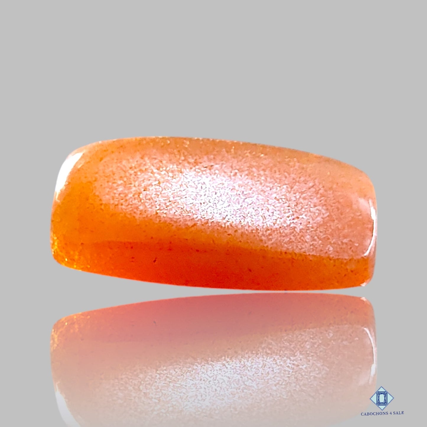 Peach Moonstone Rectangle Cabochons