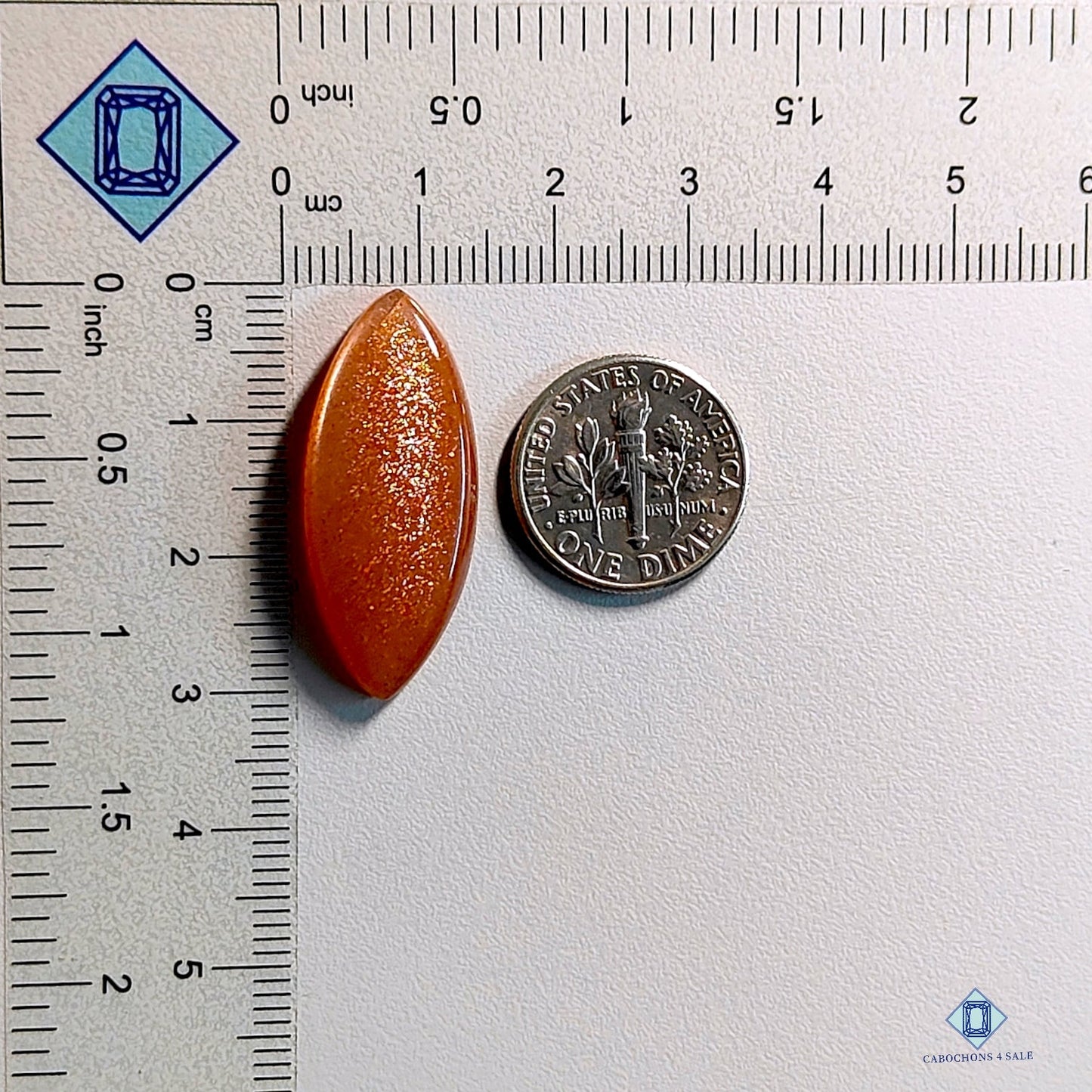 Peach Moonstone Marquise Cabochons