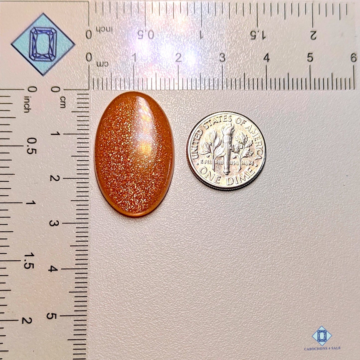 Peach Moonstone Oval Cabochons