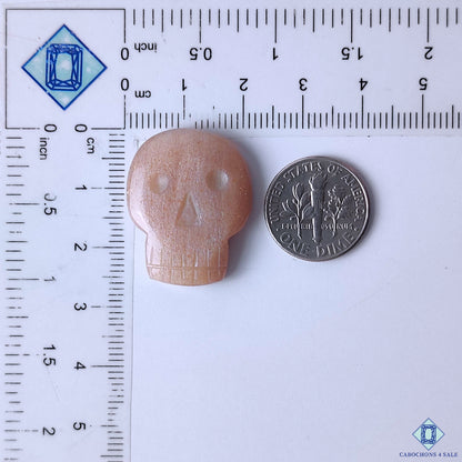 Peach Moonstone With Sunstone