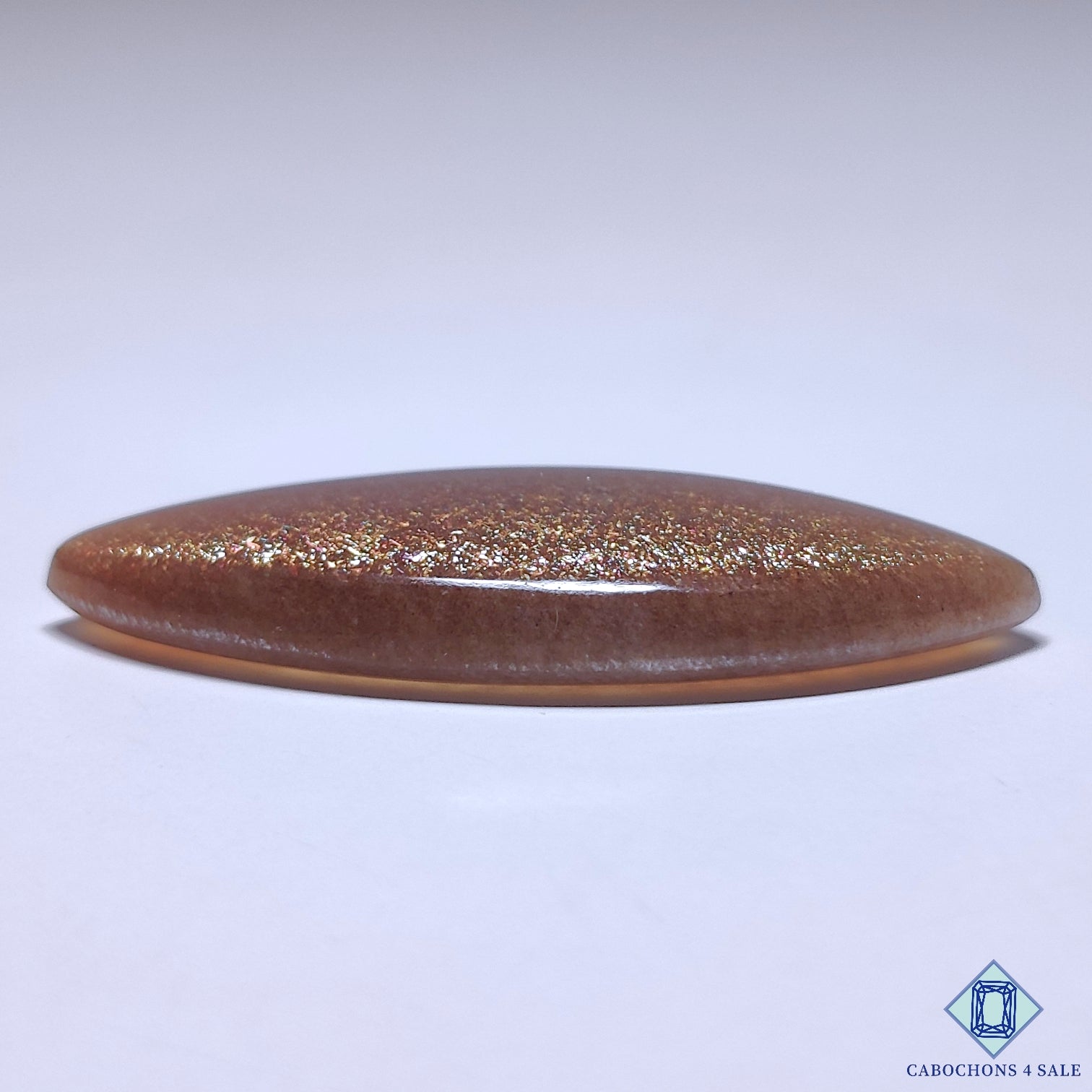 Peach Moonstone With Sunstone