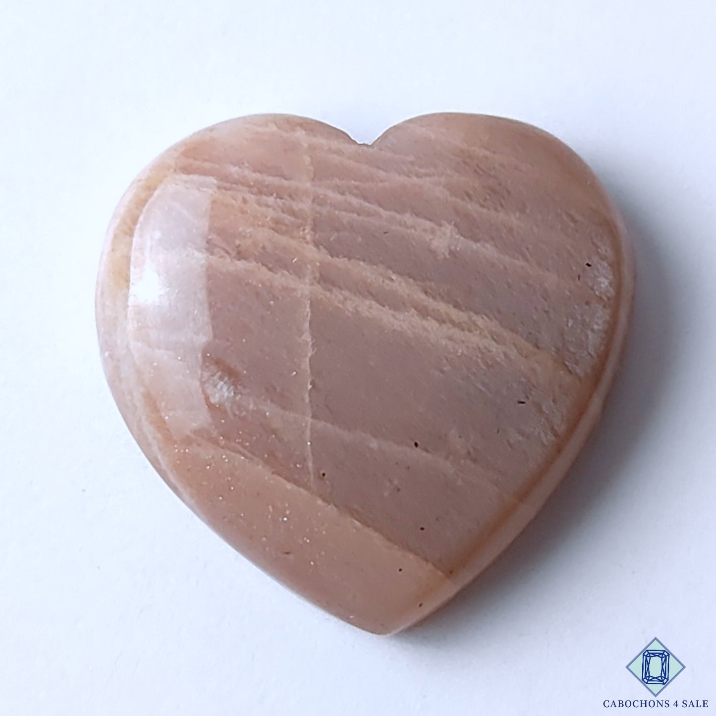 Peach Moonstone With Sunstone